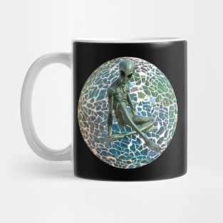 Alien Chillin on his Planet Mug